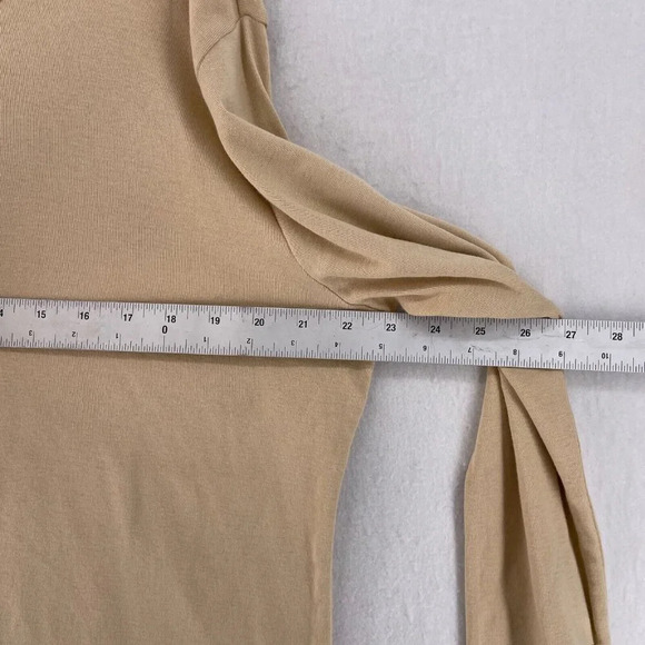 Levi's Shirt Women's Sz 18/20 Light Brown Long Sleeve Knit Henley Snap Pullover - Picture 3 of 11